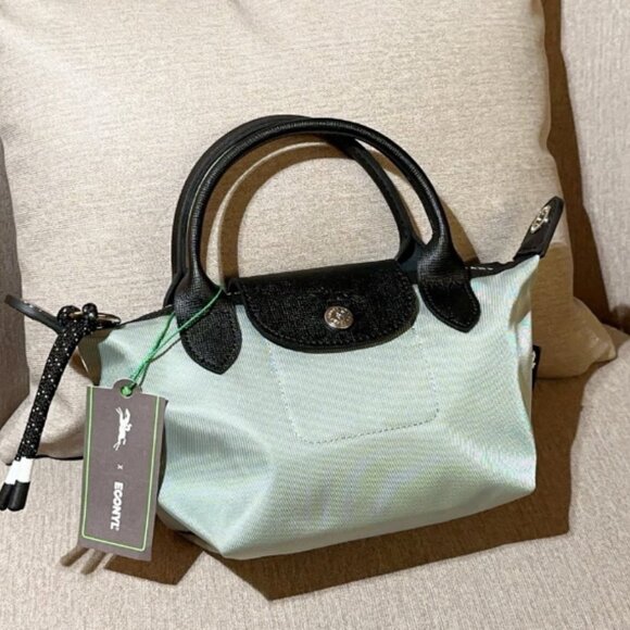 Longchamp BaoEnergy Mini Dumpling BaoLongchamp BaoEco-friendly Verbena Green - Picture 1 of 4